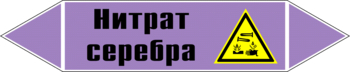 Маркировка трубопровода "нитрат серебра" (a04, пленка, 252х52 мм)" - Маркировка трубопроводов - Маркировки трубопроводов "ЩЕЛОЧЬ" - Магазин охраны труда ohranatruda-shop.ru